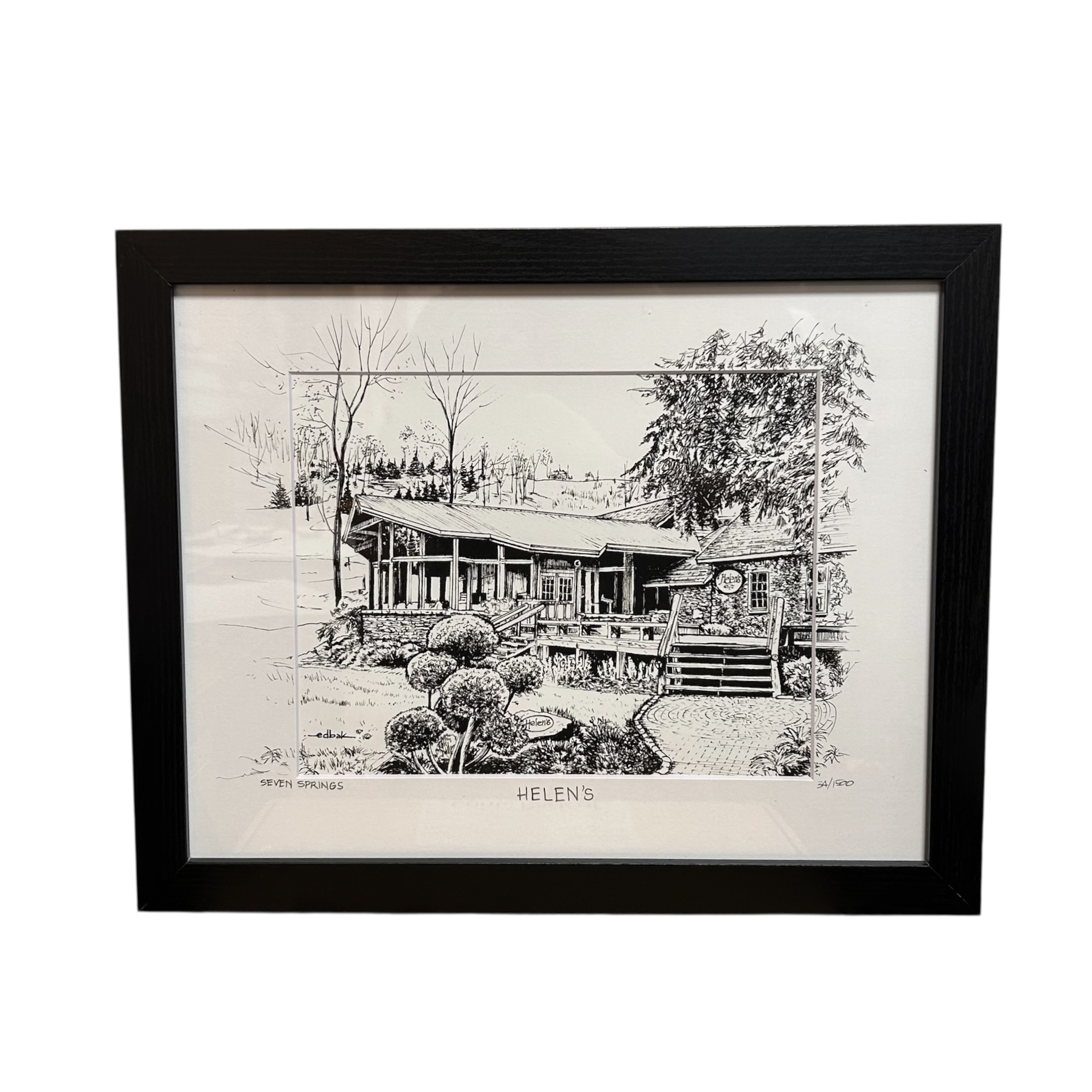 EAB20 Helens Pen-Ink Print $110